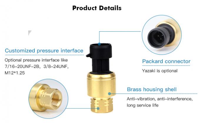 RPT233S 0~20MPa パカード・ヤザキ 1%FS HAVCシステム用セラミック圧力センサー 0