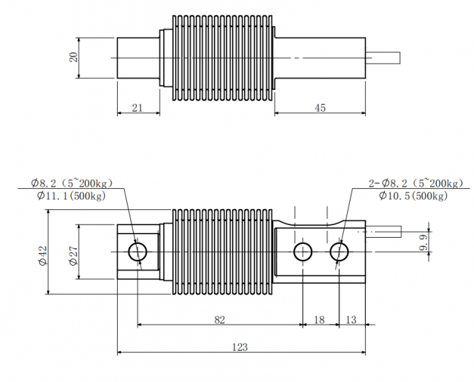 C3 シングルポイントロードセル 曲線束力変換器 5kg 10kg 50kg 100kg 500kg ベルト重量化用のホッパータンクスケール 0