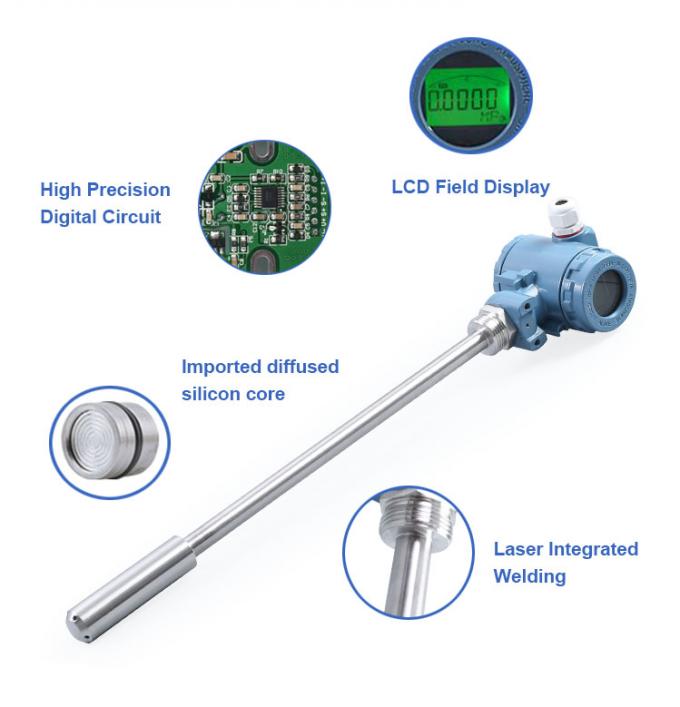 高精度 0-10v レベルトランスミッターと液体レベル指標のための液体レベルメーター 2